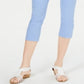 Charter Club Women's Tummy Control Bristol Capri Jeans Blue Size 8