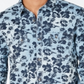 INC International Concepts Men's Peter Cotton Button Down Casual Shirt Blue Size XXX-Large