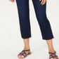 Charter Club Women's Tummy Control Bristol Capri Jeans Blue Size 8