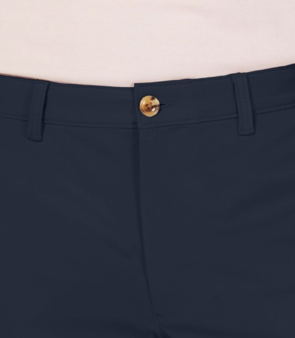 Club Room Men's Regular-Fit 9 4-Way Stretch Shorts Blue Size 40