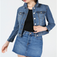 Maison Jules Women's Denim Jacket Blue Size X-Small