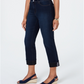 Charter Club Women's Tummy Control Cuffed Jeans Dark Blue Size 16