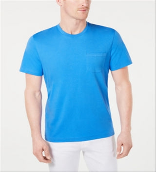 Club Room Men's Performance Pocket T-Shirt Palace Blue Size X-Large