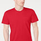 Club Room Men's Pocket Short Sleeve T-Shirt Red Size XXX-Large