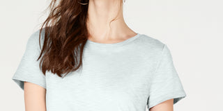 INC International Concepts Women's Ruched T-Shirt White Size X-Small