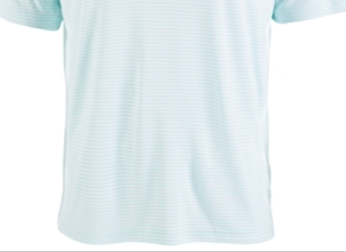 Greg Norman Men's Polo Rugby Pinstriped Feeder Shirt Blue Size Large