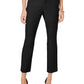 INC International Concepts Women's Ankle Straight Leg Pants Black Size 0