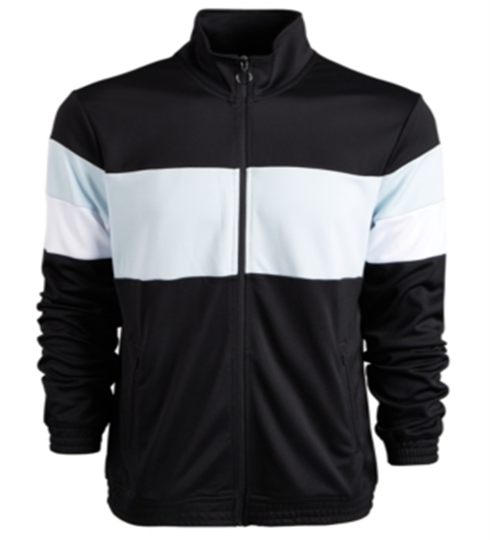 Ideology Men's Colorblocked Track Jacket Blue Size L