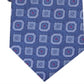 Tasso Elba Men's Medallion Silk Tie Blue Size Regular