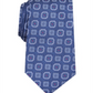 Tasso Elba Men's Medallion Silk Tie Blue Size Regular