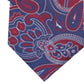 Tasso Elba Men's Lyle Silk Blend Embroidered Neck Tie Red Size Regular