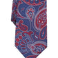 Tasso Elba Men's Lyle Silk Blend Embroidered Neck Tie Red Size Regular