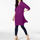 Alfani Women's Roll Tab Tunic Shirt -Fucsia Size Small
