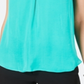 Alfani Women's Sleeveless V Neck Top Green Size Small