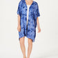 Jenni Women's Comfy Sleepwear Wrap Robe Blue Size OS