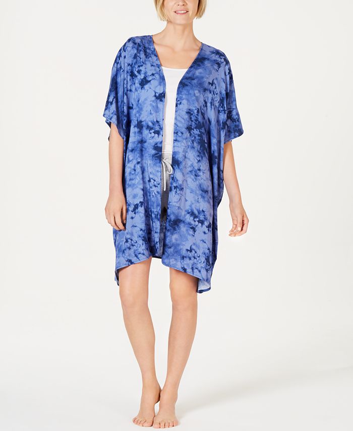 Jenni Women's Comfy Sleepwear Wrap Robe Blue Size OS