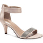 Style & Co Women's Phillys Two Piece Evening Sandal Gray Size 6.5M