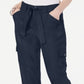 INC International Concepts Women's Belted Cargo Pants Blue Size 10