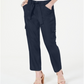 INC International Concepts Women's Belted Cargo Pants Blue Size 10