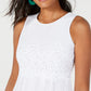 Alfani Women's Lace MIDI Dress White Size 6 Petite