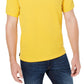 Club Room Men's Classic Fit Performance Pique Polo Shirt Yellow Size XXX-Large