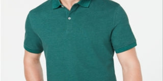 Club Room Men's Short Sleeves Colla Polo Shirt Green Size XXL