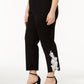 Alfani Women's Embroidered Wear to Work Pants Black Size 22W