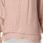 Style & Co Women's Lace Yoke Handkerchief Hem Top Pink Size X-Large