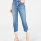 INC International Concepts Women's Lace trim Jeans Blue Size 10