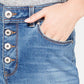 INC International Concepts Women's Lace trim Jeans Blue Size 10