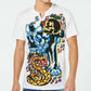 INC International Concepts Men's Cotton Rhinestone Graphic T-Shirt White Size Small