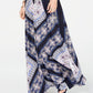 INC International Concepts Women's Belted Maxi Dress Blue Size 0 Petite