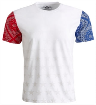 American Rag Men's Colorblocked Tonal Star Graphic T-Shirt White Size X-Large
