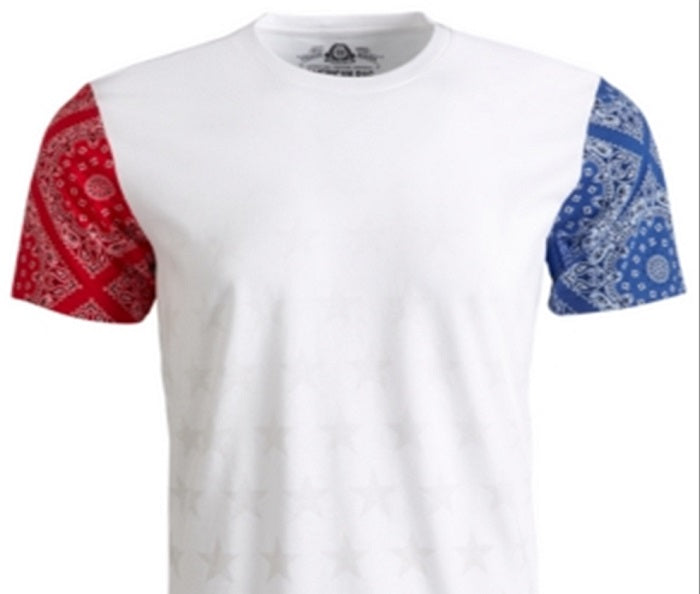 American Rag Men's Colorblocked Tonal Star Graphic T-Shirt White Size X-Large
