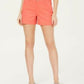 Maison Jules Women's Coral Shorts Orange Size 2