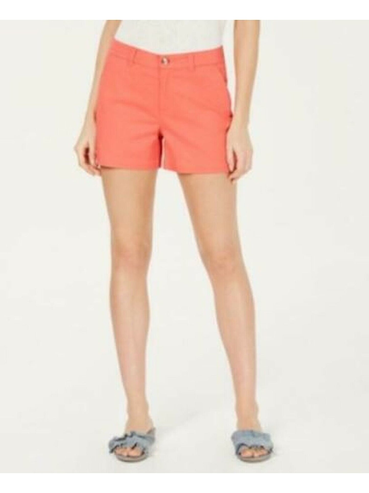 Maison Jules Women's Coral Shorts Orange Size 2