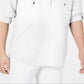 INC International Concepts Men's Half Zip Hoodie White Size X-Large