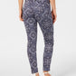 Charter Club Women's Printed Tummy Control Skinny Jeans Blue Size 8