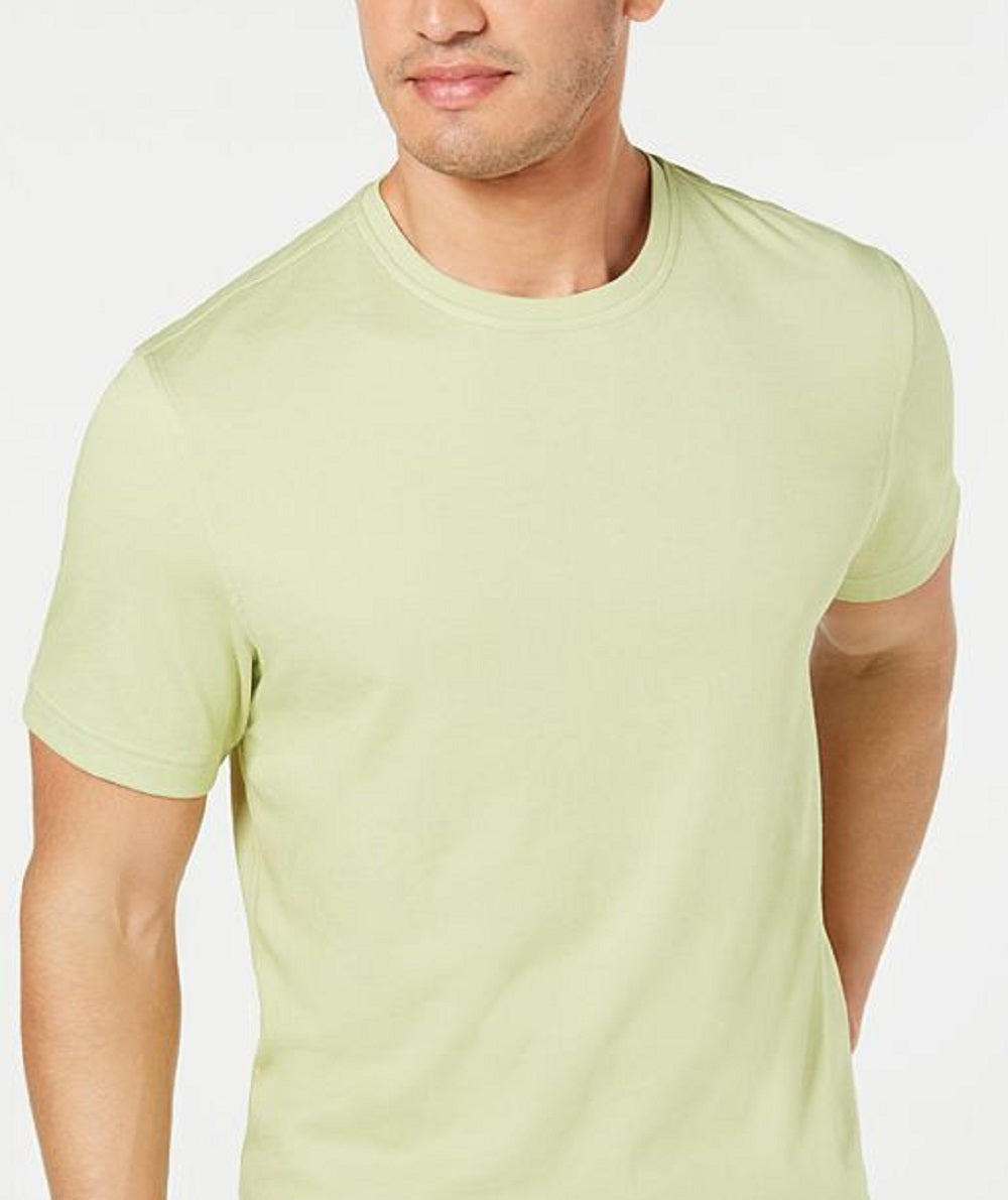 Tasso Elba Men's Supima Blend Crewneck Short Sleeve T-Shirt Green Size XXX-Large