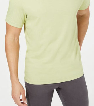 Tasso Elba Men's Supima Blend Crewneck Short Sleeve T-Shirt Green Size XXX-Large