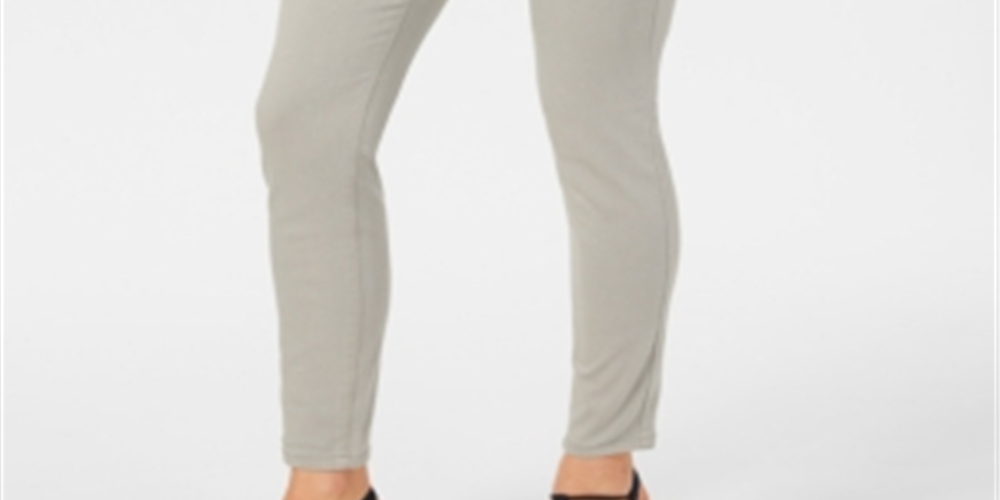 Style & Co Women's Curvy Fit Skinny Jeans Gray Size 2P