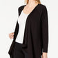 Ideology Women's Split Back Wrap Cardigan Brown Size Small