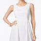 Alfani Women's a Line MIDI Dress White Size 8 Petite
