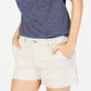 Maison Jules Women's Crewneck Ringer T-Shirt Blue Size Large