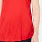 Maison Jules Women's Solid Sleeveless Muscle Tank Red Size XX-Large