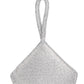 INC International Concepts Women's Doris Sparkle Mesh Pouch Gray Size Regular