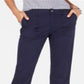 Style & Co Women's Utility Pocket Capri Pants Blue Size 16