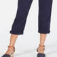 Style & Co Women's Utility Pocket Capri Pants Blue Size 16