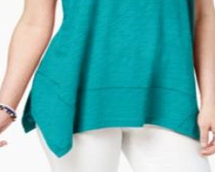 Style & Co Women's Swing Tank Top Blue Size PP