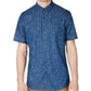 American Rag Men's Denim Star Shirt Blue Size X-Large